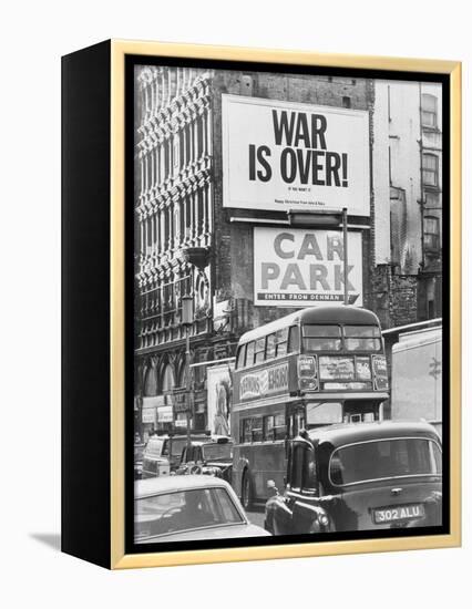 Peace Message from John Lennon and Yoko Ono-null-Framed Premier Image Canvas