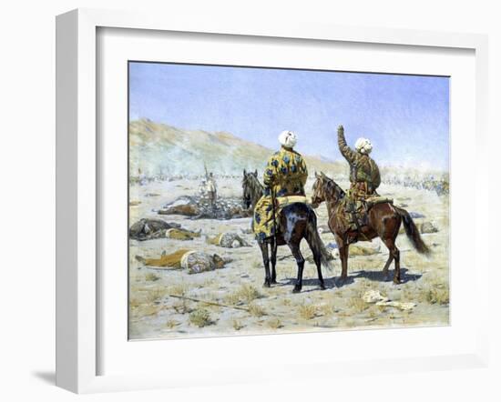 Peace Negotiators, 1873-Vasili Vasilyevich Vereshchagin-Framed Giclee Print