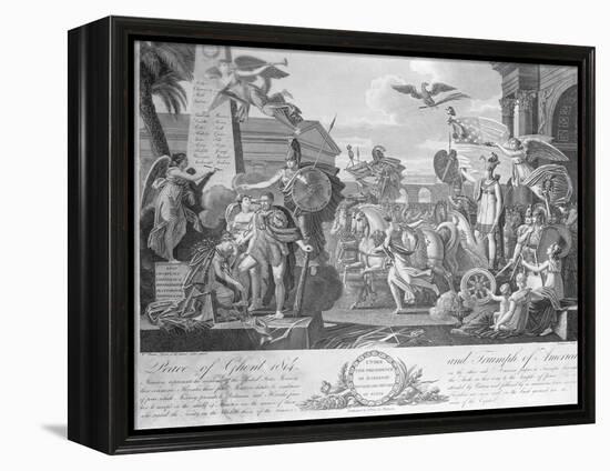 Peace of Ghent 1814-null-Framed Premier Image Canvas