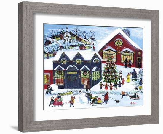 Peace on Earth Cheryl Bartley-Cheryl Bartley-Framed Giclee Print