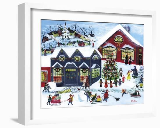 Peace on Earth Cheryl Bartley-Cheryl Bartley-Framed Giclee Print