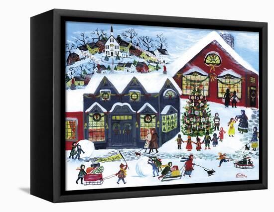 Peace on Earth Cheryl Bartley-Cheryl Bartley-Framed Premier Image Canvas