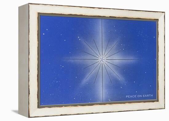 Peace on Earth, Star-null-Framed Stretched Canvas