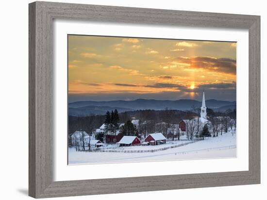 Peace over Peacham-Michael Blanchette-Framed Photographic Print