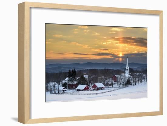 Peace over Peacham-Michael Blanchette-Framed Photographic Print