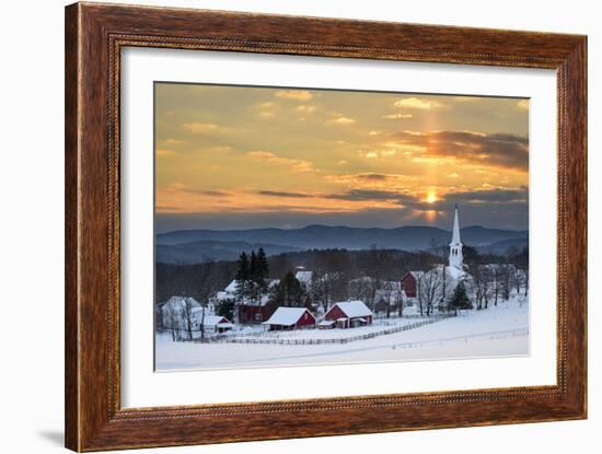 Peace over Peacham-Michael Blanchette-Framed Photographic Print