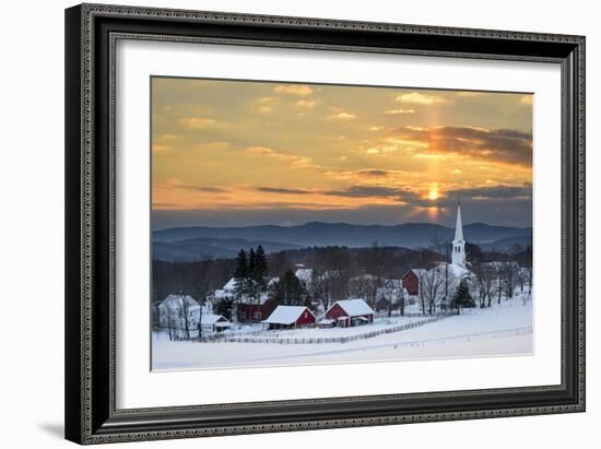 Peace over Peacham-Michael Blanchette-Framed Photographic Print