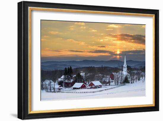 Peace over Peacham-Michael Blanchette-Framed Photographic Print