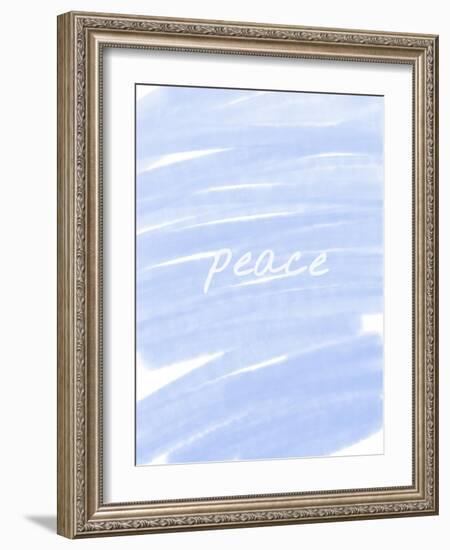 Peace Paint Blue-Melody Hogan-Framed Art Print