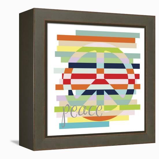 Peace Rainbow-Erin Clark-Framed Premier Image Canvas