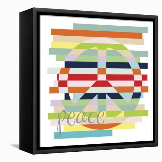 Peace Rainbow-Erin Clark-Framed Premier Image Canvas