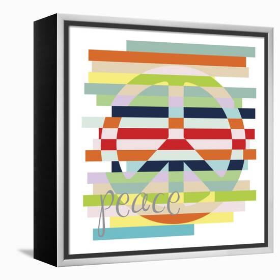 Peace Rainbow-Erin Clark-Framed Premier Image Canvas