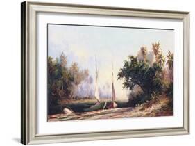 Peace River Sunset-Malarz-Framed Art Print