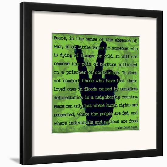 Peace Sign II-Sylvia Murray-Framed Art Print