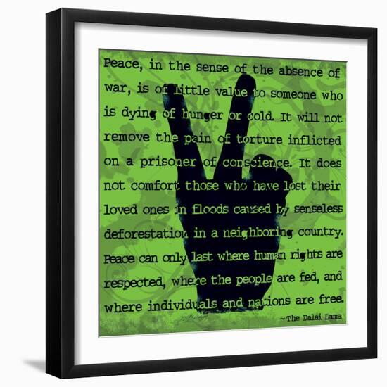 Peace Sign II-Sylvia Murray-Framed Art Print