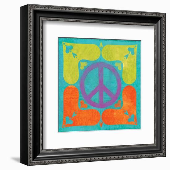 Peace Sign Quilt I-Alan Hopfensperger-Framed Art Print