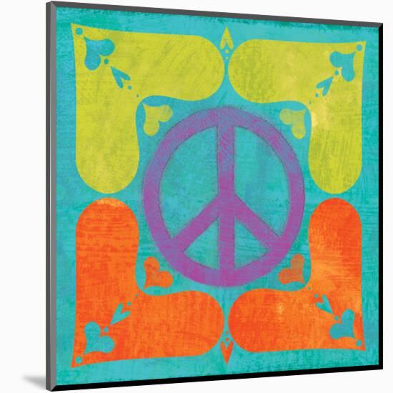 Peace Sign Quilt I-Alan Hopfensperger-Mounted Art Print