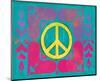 Peace Sign Quilt IV-Alan Hopfensperger-Mounted Art Print