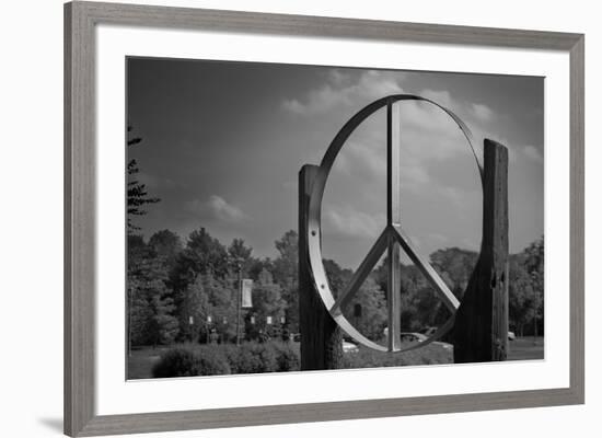 Peace Sign Woodstock Hall of Fame Poster-null-Framed Photo