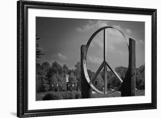 Peace Sign Woodstock Hall of Fame Poster-null-Framed Photo