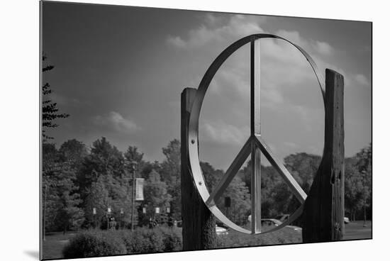 Peace Sign Woodstock Hall of Fame Poster-null-Mounted Photo