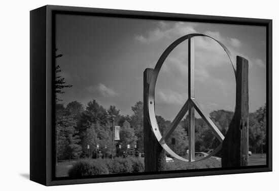 Peace Sign Woodstock Hall of Fame-null-Framed Stretched Canvas