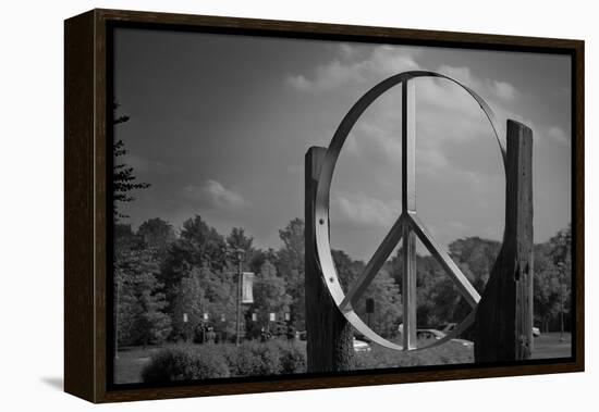 Peace Sign Woodstock Hall of Fame-null-Framed Stretched Canvas