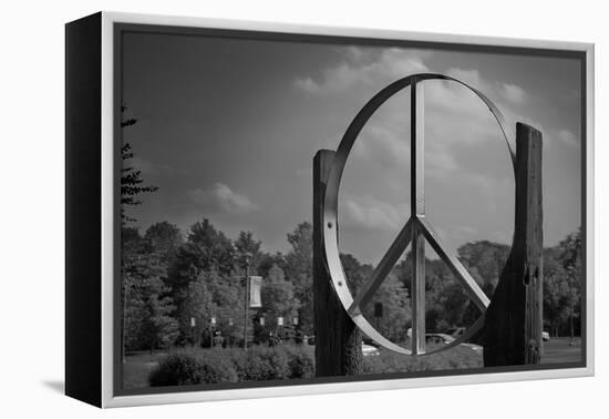 Peace Sign Woodstock Hall of Fame-null-Framed Stretched Canvas