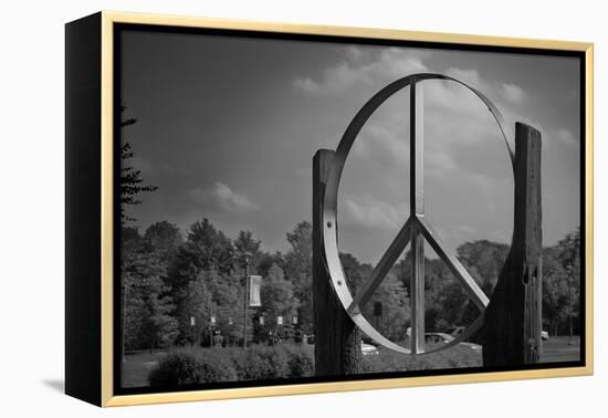 Peace Sign Woodstock Hall of Fame-null-Framed Stretched Canvas