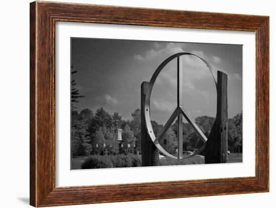 Peace Sign Woodstock Hall of Fame-null-Framed Photo