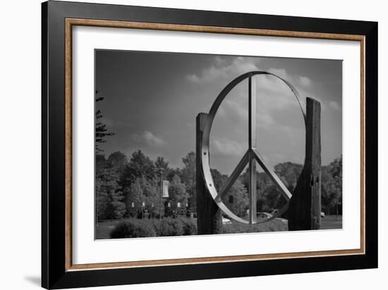 Peace Sign Woodstock Hall of Fame-null-Framed Photo