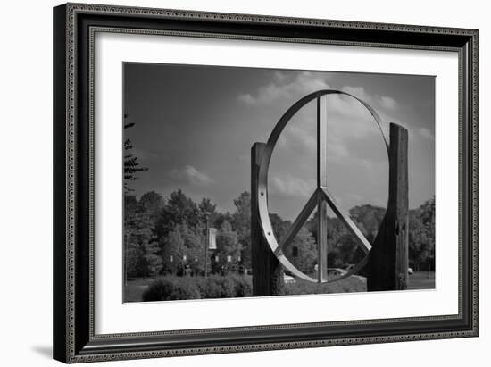 Peace Sign Woodstock Hall of Fame-null-Framed Photo