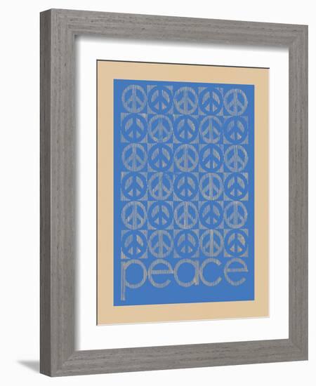 Peace - The Strike of 1969 - Anti Vietnam War Protest, Vintage Political Poster, 1968-Pacifica Island Art-Framed Art Print