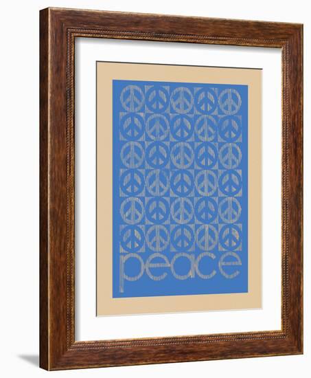 Peace - The Strike of 1969 - Anti Vietnam War Protest, Vintage Political Poster, 1968-Pacifica Island Art-Framed Art Print