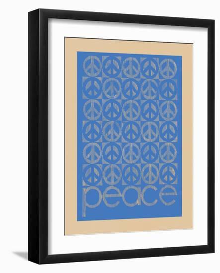 Peace - The Strike of 1969 - Anti Vietnam War Protest, Vintage Political Poster, 1968-Pacifica Island Art-Framed Art Print