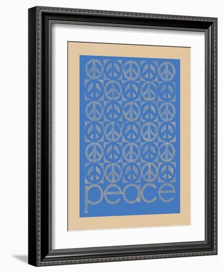 Peace - The Strike of 1969 - Anti Vietnam War Protest, Vintage Political Poster, 1968-Pacifica Island Art-Framed Art Print