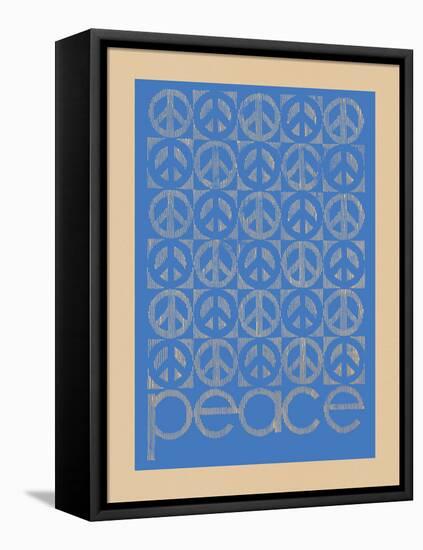 Peace - The Strike of 1969 - Anti Vietnam War Protest, Vintage Political Poster, 1968-Pacifica Island Art-Framed Stretched Canvas