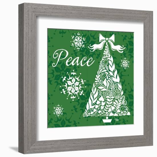 Peace Tree-Teresa Woo-Framed Art Print