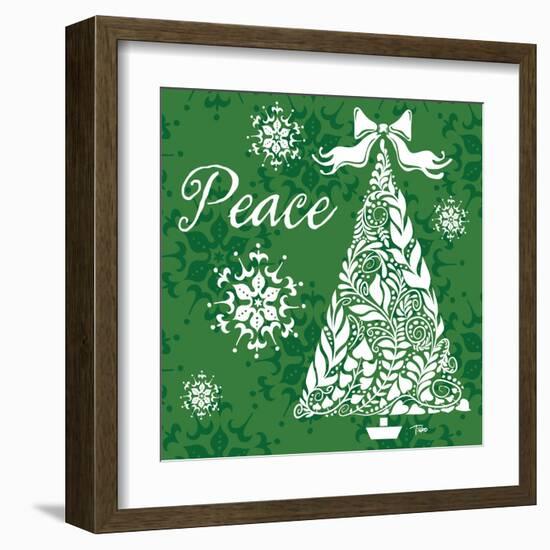 Peace Tree-Teresa Woo-Framed Art Print