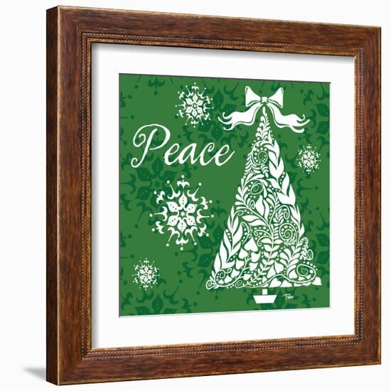 Peace Tree-Teresa Woo-Framed Art Print