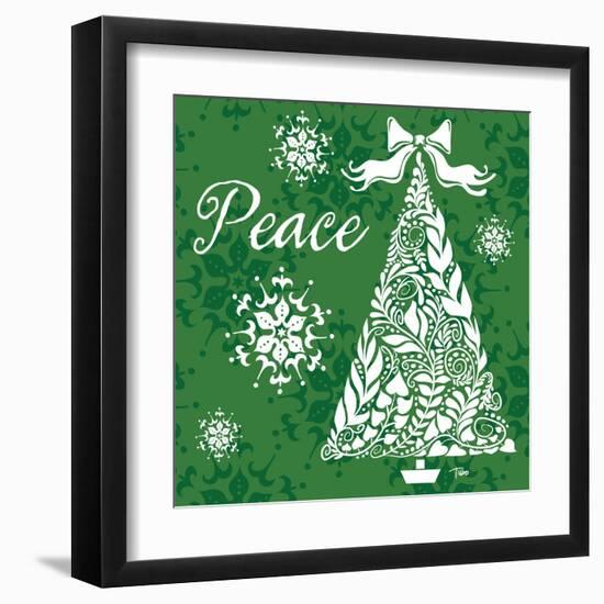Peace Tree-Teresa Woo-Framed Art Print