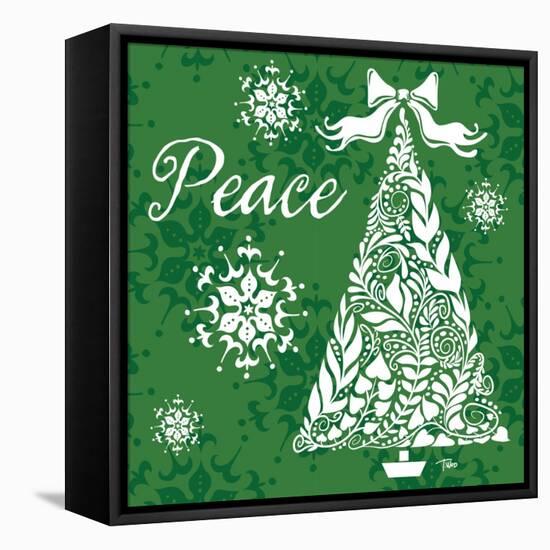Peace Tree-Teresa Woo-Framed Stretched Canvas