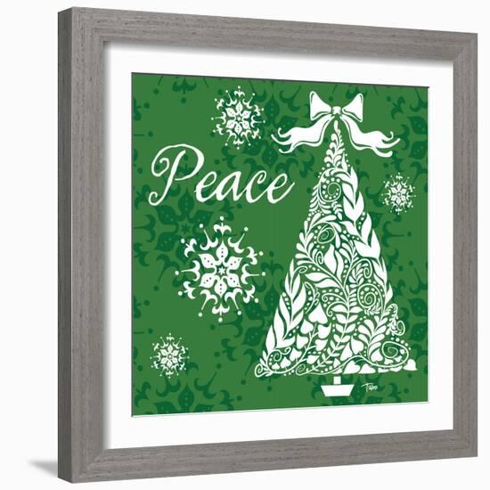 Peace Tree-Teresa Woo-Framed Art Print