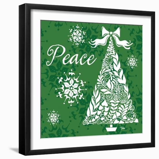 Peace Tree-Teresa Woo-Framed Art Print