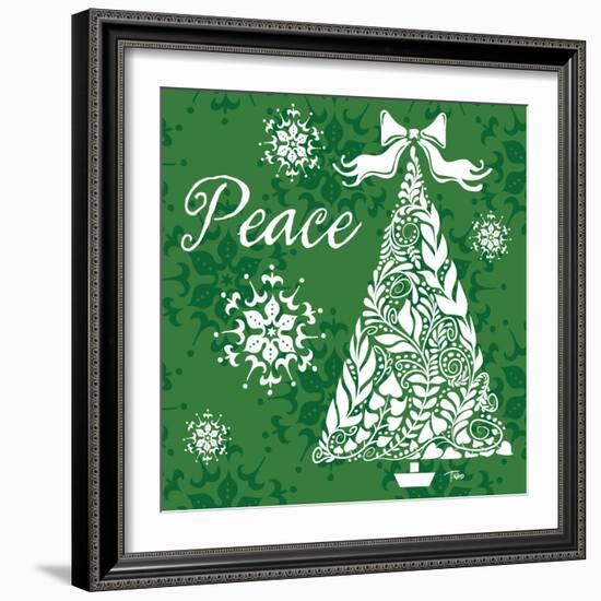 Peace Tree-Teresa Woo-Framed Art Print