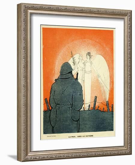 Peace with Victory-Paul Iribe-Framed Art Print