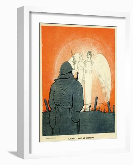 Peace with Victory-Paul Iribe-Framed Art Print