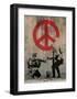 Peace-Banksy-Framed Art Print
