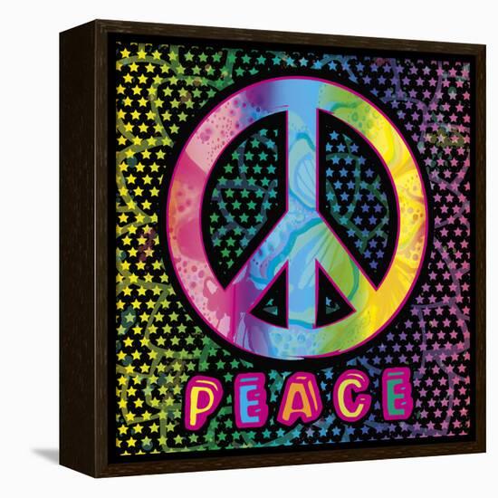 Peace-Tom Frazier-Framed Stretched Canvas