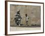 Peace-Banksy-Framed Giclee Print
